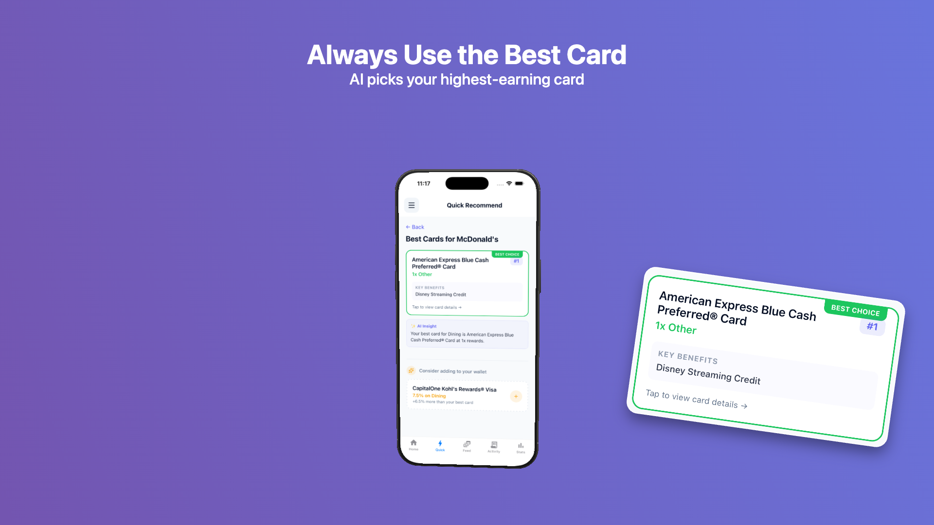 RewardSmart - Always Use the Best Card