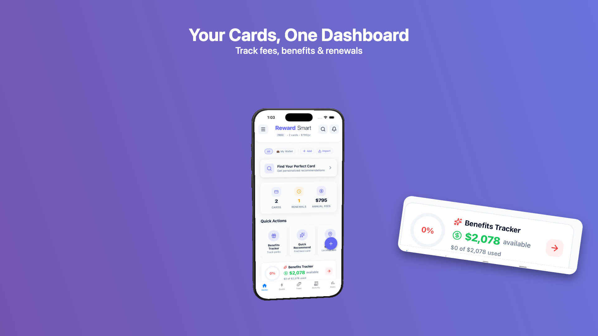 Your Cards, One Dashboard